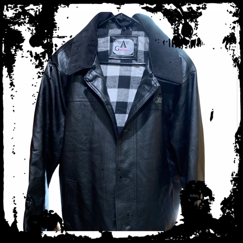 AG Milano Italian Leather Jacket